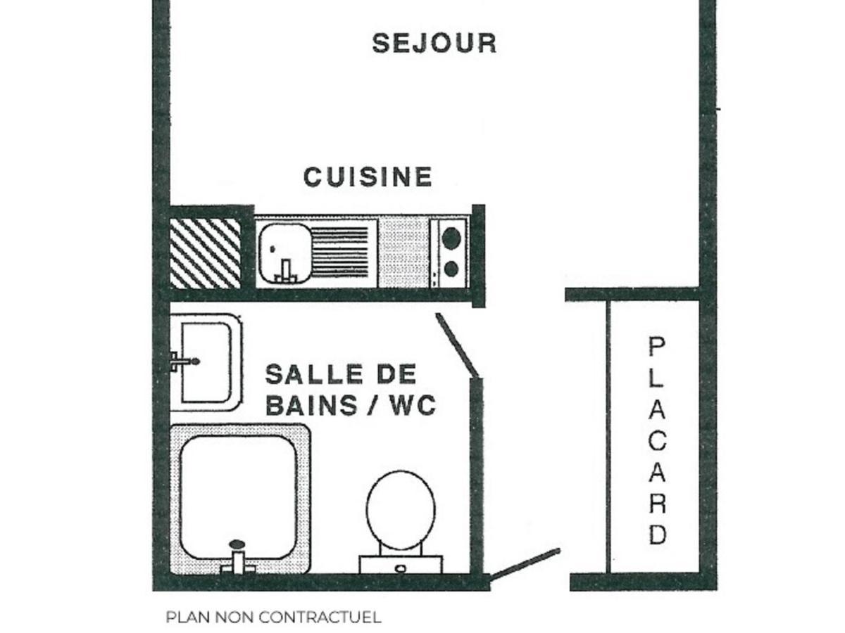 Studio Cosy Pour 2 Personnes, Skis Aux Pieds, Les Menuires - Fr-1-452-121 سان-مارتن-دي-بيفيل المظهر الخارجي الصورة